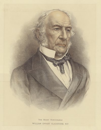 Høyre ærede William Ewart Gladstone av English School