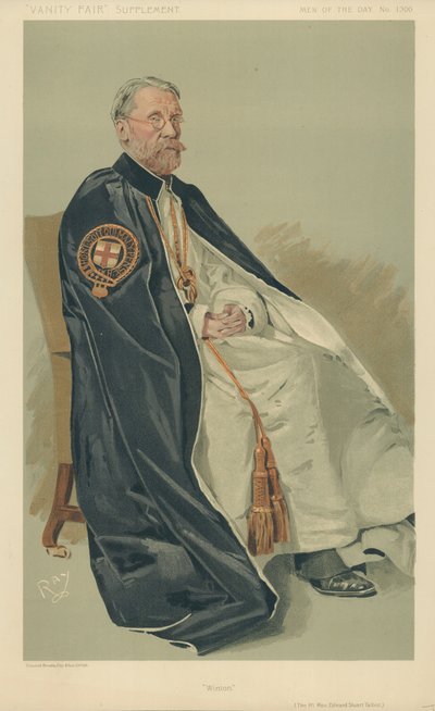 The Right Rev Edward Stuart Talbot, Winton, 11. oktober 1911, Vanity Fair tegneserie av English School