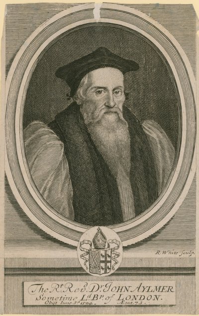Den rette pastor Dr John Aylmer, en gang Lord Bishop of London av English School