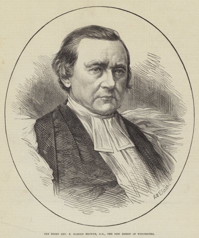 Den høyre pastor E Harold Browne, DD, den nye biskopen av Winchester (gravering) av English School