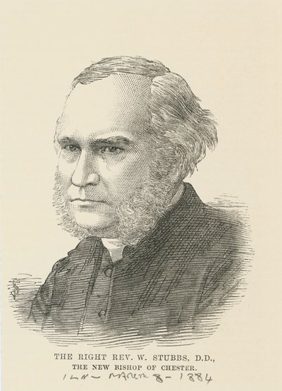 Høyre pastor William Stubbs av English School