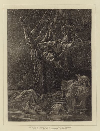 The Rime of the Ancient Mariner (gravering) av English School