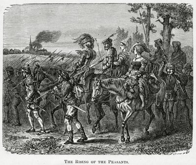 The Rising of the Peasants i England i 1381, 1882 av English School