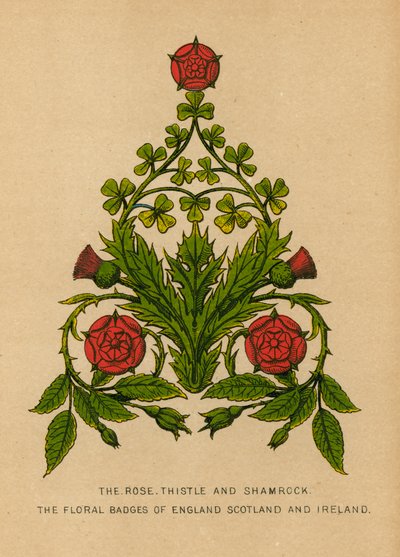 Rosen, Thistle og Shamrock. Blomstermerkene i England, Skottland og Irland av English School