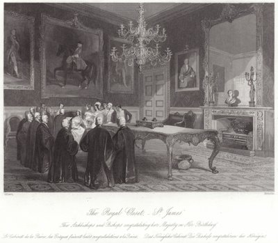 Det kongelige skapet i St James Palace av English School