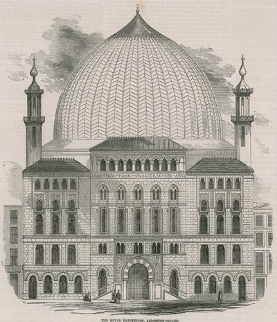 The Royal Panopticon of Science and Art, Leicester Square, London av English School
