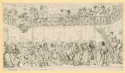 The Royal Saloon, Piccadilly, London av English School