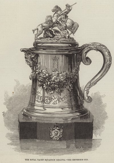 Royal Yacht Squadron Regatta, Emperor's Cup (gravering) av English School