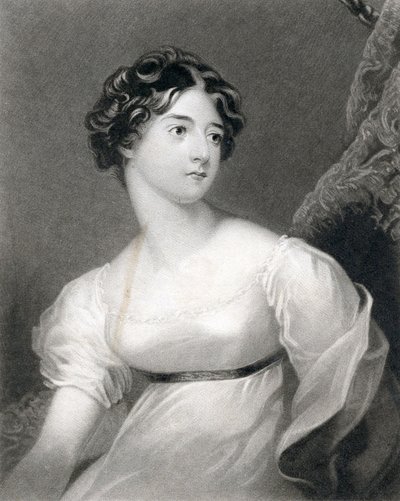 Rt. Hon, Frances grevinne av Wicklow, 1830 av English School