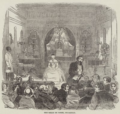 Salle de Robin, Piccadilly (gravering) av English School