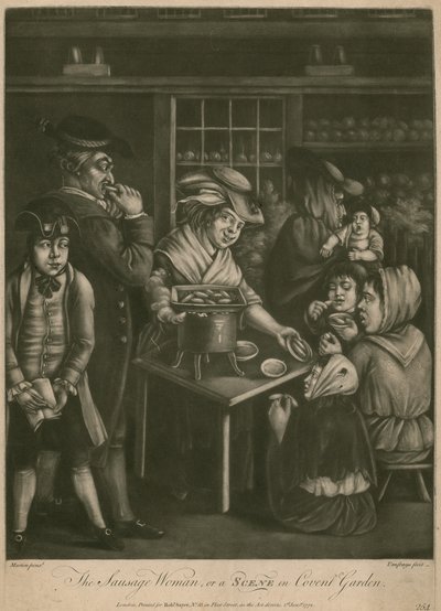 Pølsekvinnen; eller, en scene i Covent Garden av English School