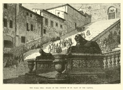 Scala Coeli, trappene til kirken St Mary of the Capitol av English School