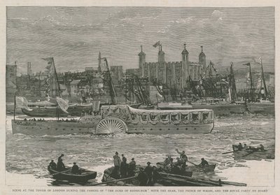 Sjahen av Persia i England av English School