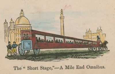 The Short Stage - a Mile End omnibus; tegnefilm av English School