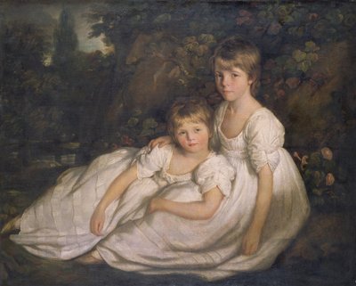 Søstrene, ca. 1800 (olje på lerret) av English School