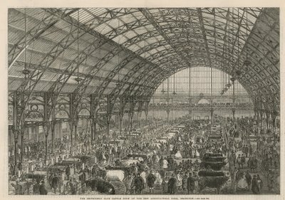 Smithfield Club Cattle Show i den nye Agricultural Hall av English School