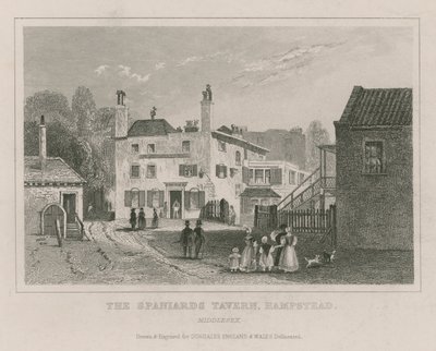 Spanjolenes taverna, Hampstead, London av English School