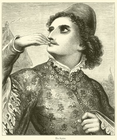 The Squire (gravering) av English School