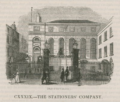 The Stationers Company: Hall of the Company av English School