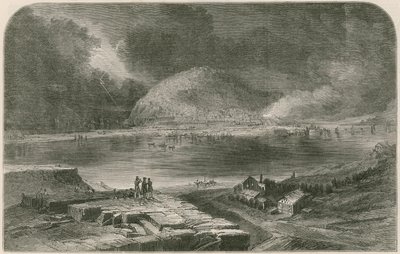 The Storming of San Sebastian, fra det nye dioramaet fra kampanjene til hertugen av Wellington av English School