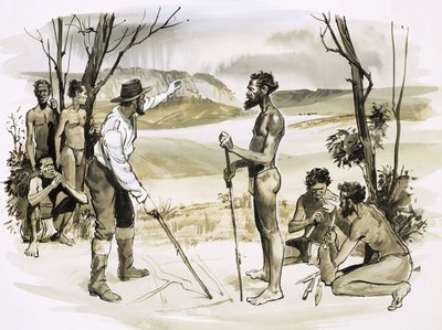 The Story of Australia: John Batman kjøper land fra aboriginerne av English School