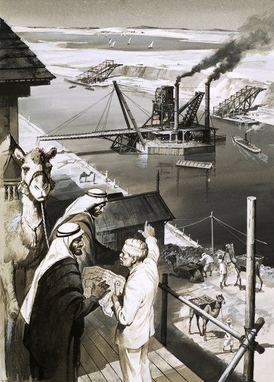 Suez-kanalen av English School