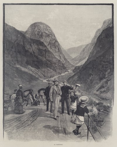 "Solstrålen" i Norge, av Lady Brassey (gravering) av English School