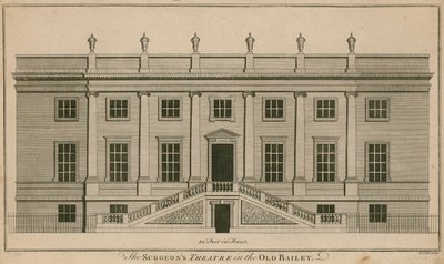 Surgeons Theatre i Old Bailey, London av English School