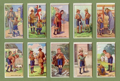 De ti speiderlovene, 1923 av English School