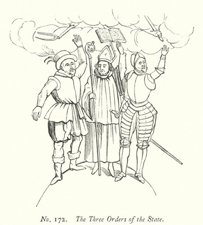 Statens tre ordener (gravering) av English School