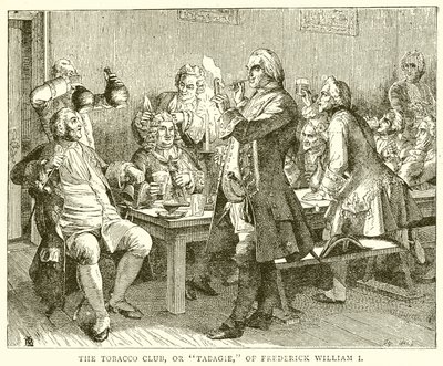 Tobakksklubben, eller Tabagie, til Frederick William I av English School