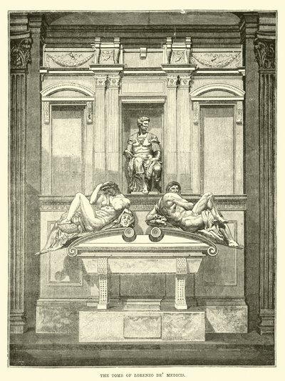 Graven til Lorenzo de Medicis av English School