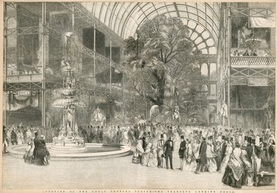 The Transept, Looking North, Great Exhibition, 1851 av English School