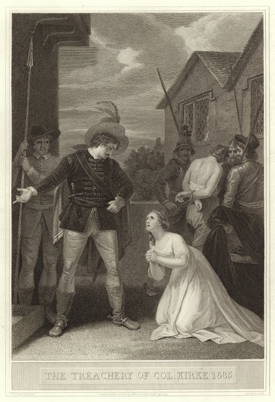 Forræderiet til Col Kirke 1685 av English School