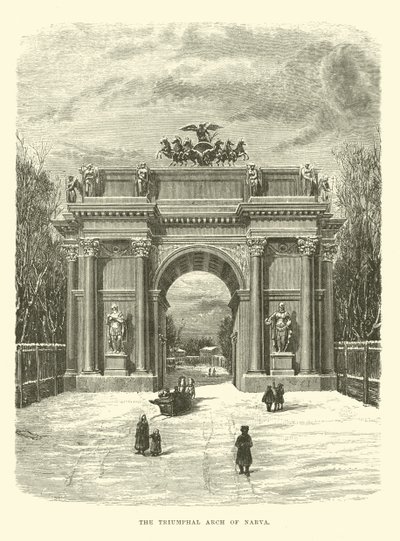 Triumfbuen i Narva av English School