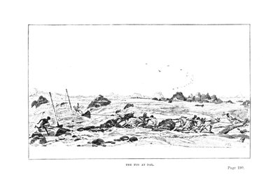 The Tug at Dal, fra The Campaign of the Cataracts av general William Francis Butler, utgitt 1887 av English School