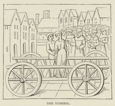 The Tumbril (gravering) av English School
