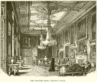 Vandyke-rommet, Windsor Castle av English School