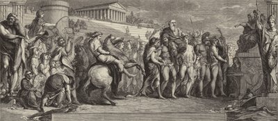 Seierherrene i Olympia (gravering) av English School