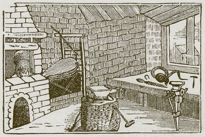 Huggormen og filen (gravering) av English School