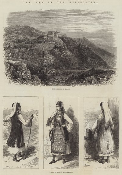 Krigen i Hercegovina (gravering) av English School