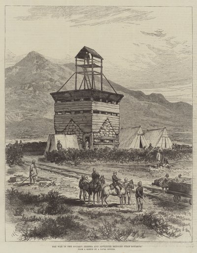 Krigen i Soudan, Zereba og Advanced Redoubt nær Souakim (gravering) av English School