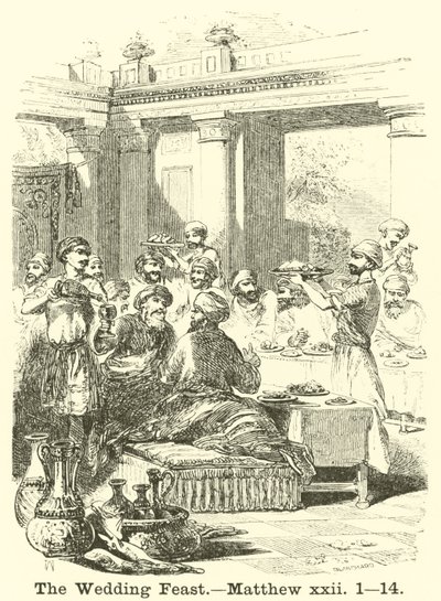 Bryllupsfesten, Matteus, xxii, 1, 14 av English School