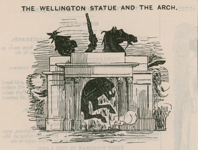 Wellington-statuen og buen av English School