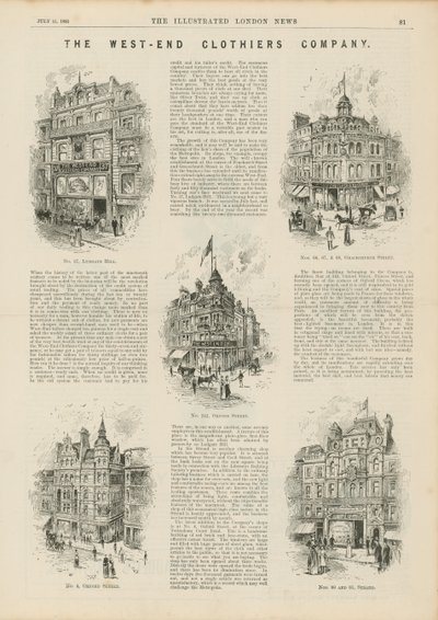 The West End Clothiers Company av English School