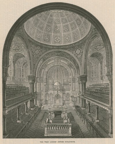 Den jødiske synagogen i West London av English School