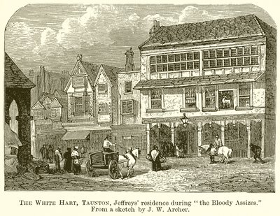 The White Hart, Taunton, Jeffreys Residence under Bloody Assizes av English School