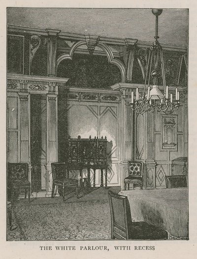 The White Parlour, med fordypning, Holland House av English School