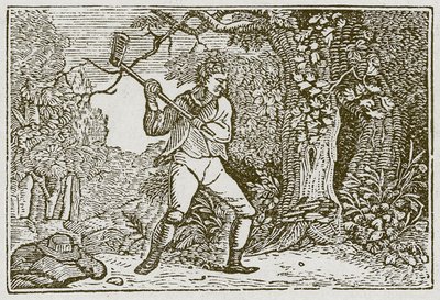 Skogen og klovnen (gravering) av English School