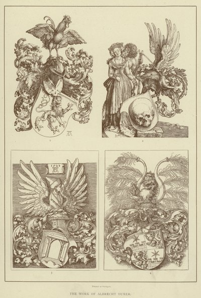 Albrecht Dürers verk (lito) av English School